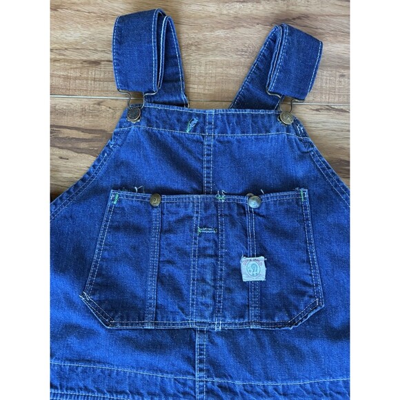 Vintage Duck Head Union Made Suspenders Style Denim Overalls Made In USA 51x30 - Picture 15 of 15